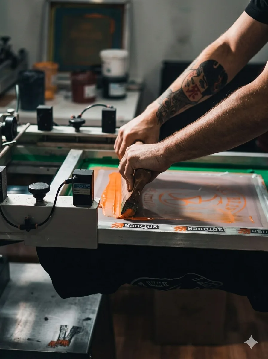 Нанесение краски